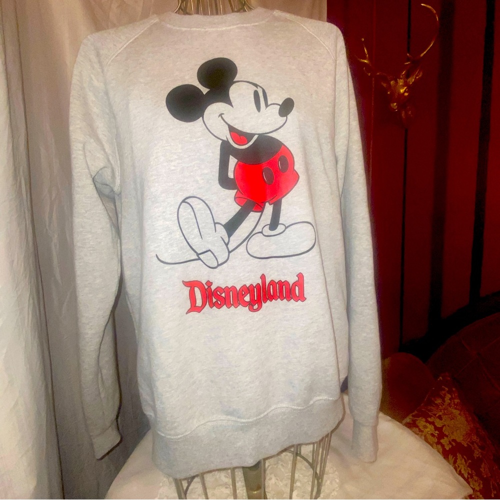 Disneyland Mickey Large Cotton Sweatshirt